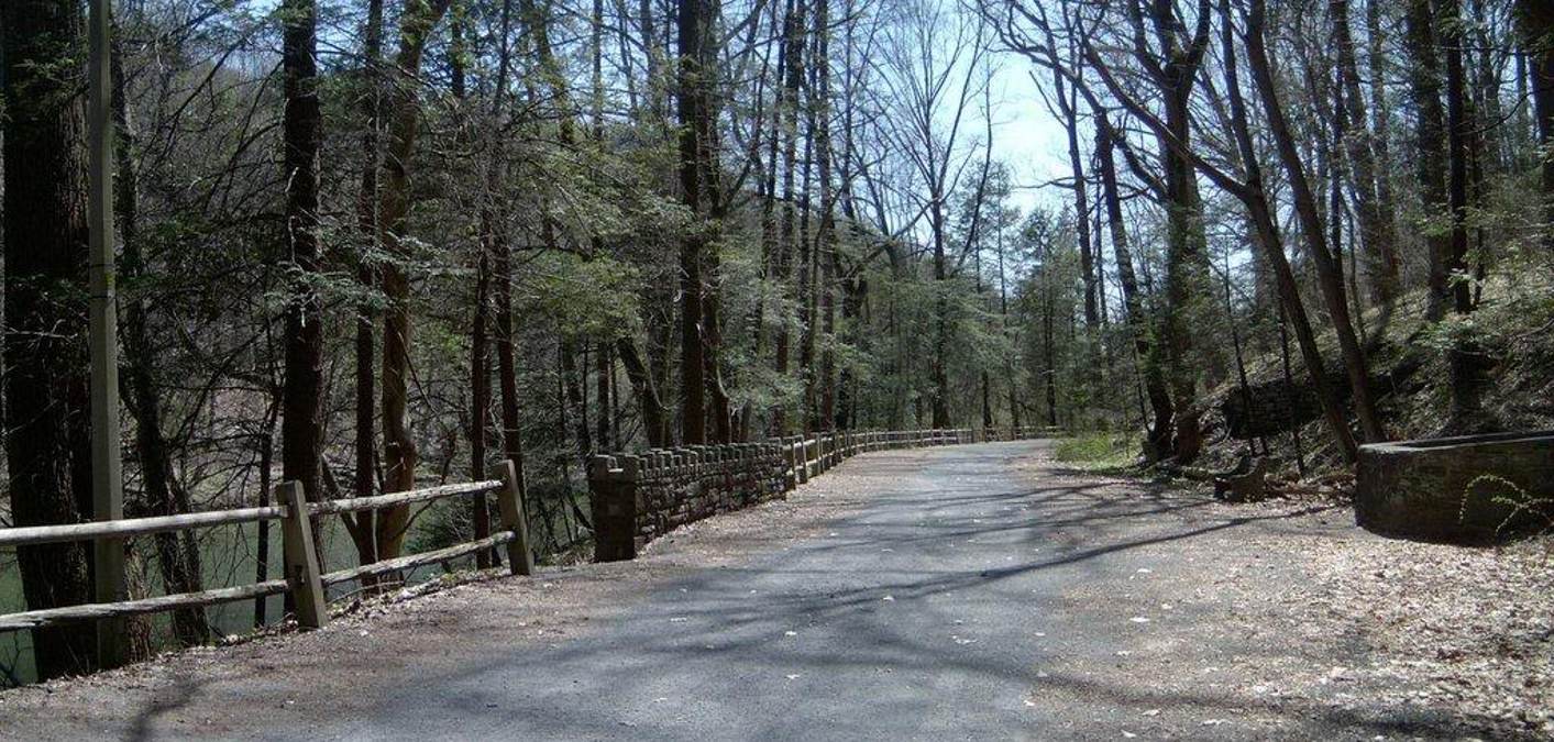 Closure of Wissahickon Valley Park Bike Trail Bridge at Forbidden