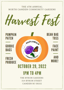 Harvest Festival | The 6th Annual North Camden Community Gardens ...