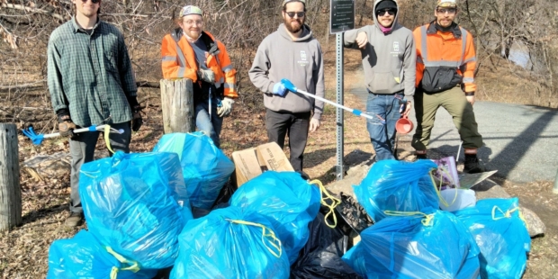 Bennett Compost Cleanup in Tacony Creek Park