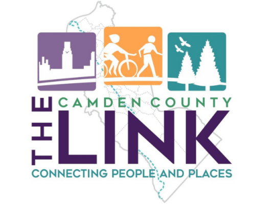 Large image of "The LINK" trail logo on a white background