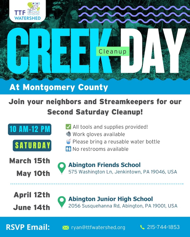 Creek Cleanup Day - Montgomery County