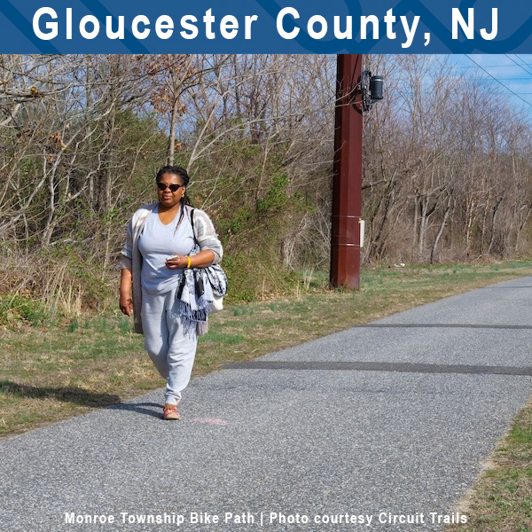Gloucester County, NJ - Monroe Township Bike Path | Photo courtesy Circuit Trails