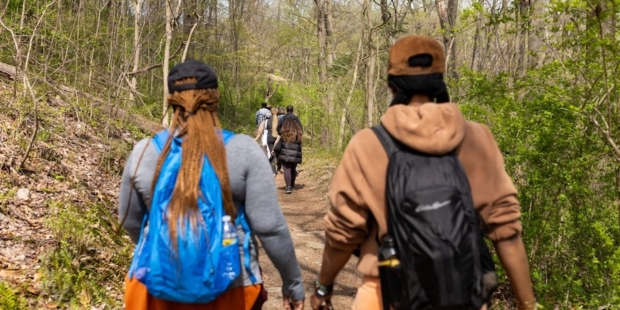 Hike+Heal walk hike in forest