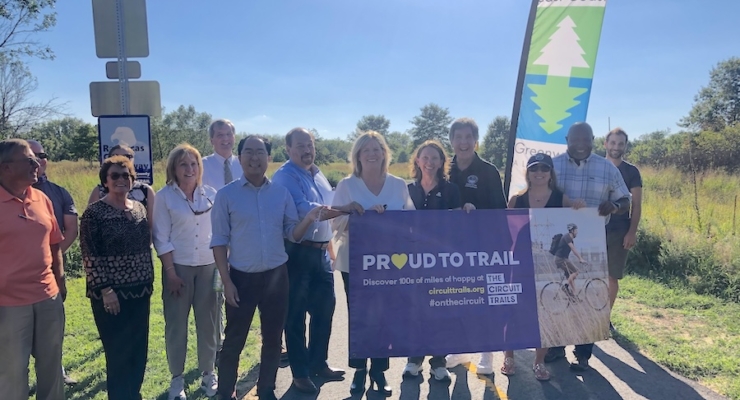 New Jersey's Rancocas Greenway ribbon cutting in 2022 | Photo by Anya Saretzky