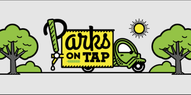 Parks on Tap logo.