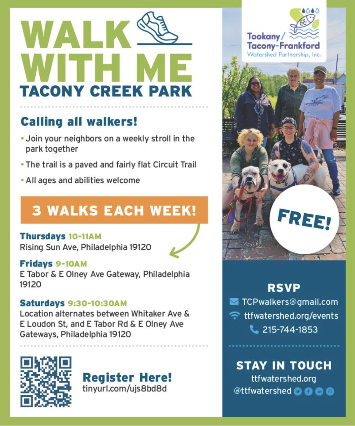 TFF Walk With Me Flyer