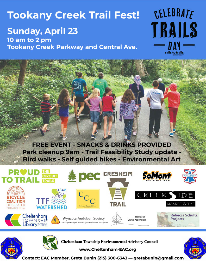 Tookany Creek Trail Fest flyer