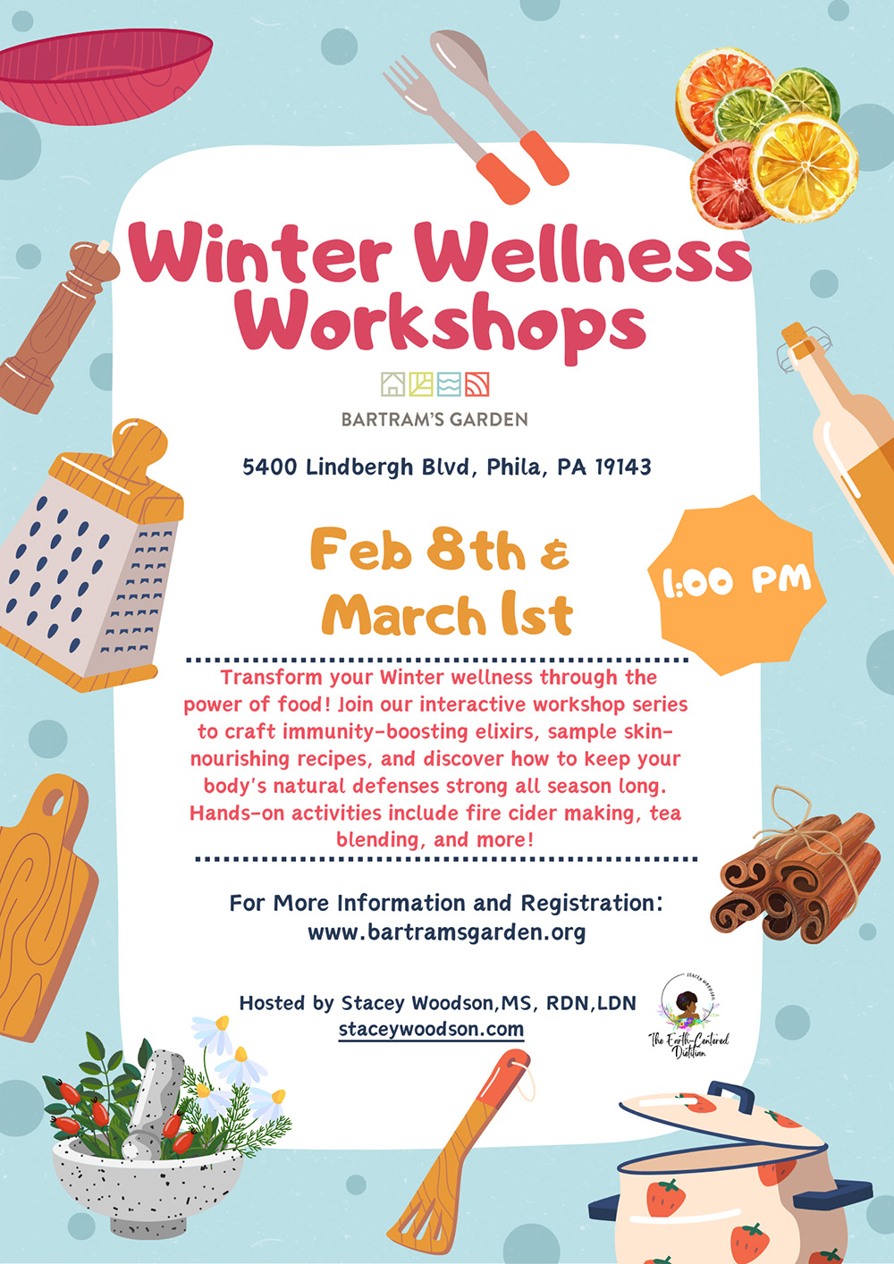 Winter Wellness Workshop at Batram's Garden